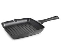 Lacor - Grill titanium pro con antiadherente, Aluminio, 28x28 cm