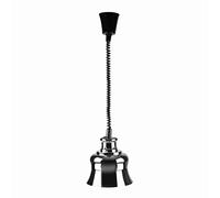 Lacor Lámpara con infrarrojos 275 W, cable extensible, cromado 23 x 23 x 35 cm