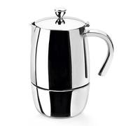Lacor Luxe Cafetera 10 Tazas, 3600 W, Cups, 44 Decibelios, Acero Inoxidable, Plata