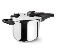 Lacor Master 71886 Olla a Presión, 3600 W, 6 litros, 44 Decibeles, Acero Inoxidable, Plata