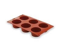 Lacor - 66805 - Molde Muffin 6 Cavidades Silicona - Rojo