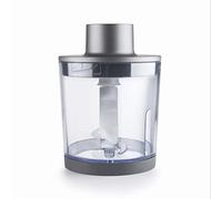 Lacor - R61668C- Picadora para el Batidor Eléctrico Titan Pro de Lacor (ref. 61668 y 61669), Cuchillas de Acero Inoxidable 18/10, Recipiente libre BPA, Ø 12x18 cm, Grafito