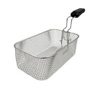 LACOR - R69135A - Cestillo para freidora Ergo, Acero Inoxidable 18/10, 23,5 x 14 x 8,5 cm, Uso Profesional, Durabilidad y Resistencia
