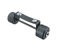 Lacor R69400R - Jgo ruedas negras acero calentad.terraza