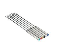Lacor R71710 - Set 6 Pinchos /Tenedores Para fondue Inox - Multicolor