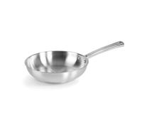 Lacor Sartén Sin Antiadherente Modelo Foodie | Sartén de Acero Inoxidable | Compatible con Todo Tipo de Cocinas