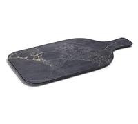 Lacor 63186 Tabla con Mango de melamina Libre de BPA, Acabado Estilo mármol, 46x25x0'9 cm