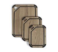 Lacor Tabla Corte, Fibra Madera + Silicona, Nogal, Grande