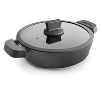 Lacor Cacerola Baja ALU.Fun. D.36 Tartera con Tapa Titanium Pro con Antiadherente, Aluminio, 36 cm, 3600 W, 30 litros, 44 Decibelios, Multicolour