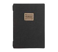 Lacor Tex collection 28433 - Porta menú fabricado en fibra virgen natural, Totalmente personalizable, 16'5x23'5 (A5) cm