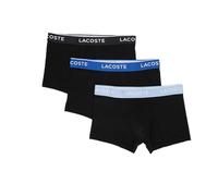 Lacoste 3-Pack Stretch Cotton Bóxer para Hombre Noir/Marina-Panorama-GRAP L