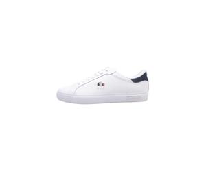 LACOSTE 49SMA0080 POWERCOURT Zapatillas Bajas Hombre Blanco