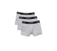 Lacoste 5H3389 Boxer Corto para Hombre, Argent Chine, S (Pack de 3)