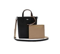 Lacoste Anna, Bolsa de Transporte para Mujer, Negro, Talla única