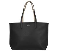 Lacoste Anna Bolsa shopping negro, imitación de cuero, mujer