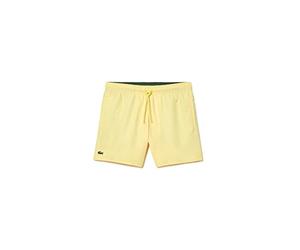 Lacoste - Bañador para Hombre, Amarillo/Verde, L