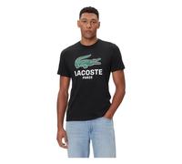 Lacoste - Big Chest Croco Crewneck Tee - Tops - Hombre - Negro - M -