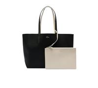 Lacoste Bolsa de compras para mujer (paquete de 1), Noir Farine, One Size, Contemporáneo