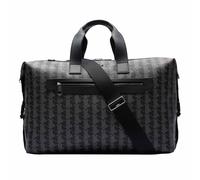 LACOSTE Bolsa de fin de semana gris / negro One Size gris / negro