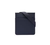 Lacoste Bolso cruzado plano clásico para hombre, Azul medianoche, Talla única