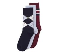 Lacoste Calcetines Medios de Algodones para Adultos Unisex Packs de 3 (GT4905)