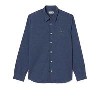 Lacoste - Camicia in chambray di cotone - Shirts - Hombre - Azul - M -