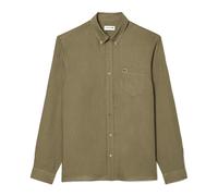 Lacoste - Camicia in lino - Shirts - Hombre - Verde - M -