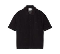 Lacoste - Camicia in maglia traforata effetto coccodrillo - Shirts - Hombre - Marrón - L -