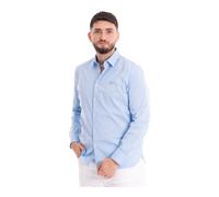 Lacoste - Camicia Manica Lunga - Shirts - Hombre - Azul - 5XL -