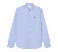 Lacoste- Camisa de Algodón a Cuadros de Corte Regular- Shirts- Hombre- Azul- 3XL- Camisa de Algodón a Cuadros de Corte Regular