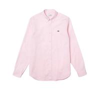 Lacoste - Camisa de Algodón de Corte Regular - Shirts - Hombre - Rosa - 4XL -