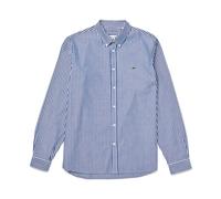 Lacoste CH2936 Camisa, Blanc/Marine, XL para Hombre