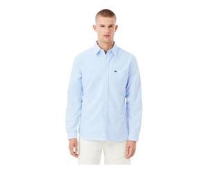 Lacoste - Camisa Oxford Corte Regular - Shirts - Hombre - Azul - 2XL -