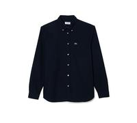 Lacoste - Camisa Oxford Sleeved Hombre Color: Abysm/Abysm (F2w) Talla: Talla 38