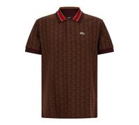Lacoste - Camisa Polo Clásica de Jacquard con Monograma - Tops - Hombre - Marrón - L -