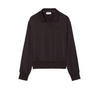 Lacoste - Camisa polo de manga larga de satén - Tops - Mujer - Marrón - S -