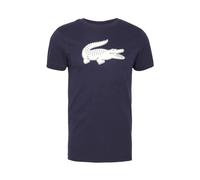 Lacoste- Camiseta azul marino con logo 3D- Tops- Hombre- Azul- S- Camiseta azul marino con logo 3D