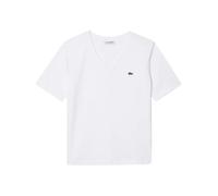 Lacoste - Camiseta Cómoda de Algodón Jersey - Tops - Mujer - Blanco - L -
