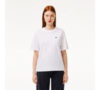 LACOSTE Camiseta con el cuello redondo. Color Blanco