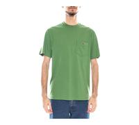 Lacoste- Camiseta de algodón con bolsillo en el pecho- Tops- Hombre- Verde- S- Camiseta de algodón con bolsillo en el pecho