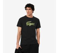 Lacoste Camiseta de cuello redondo Lacoste Sport. Talla L. Color Negro