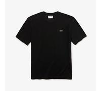 LACOSTE Camiseta de manga corta, cuello redondo. Color Negro