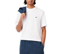 Lacoste Camiseta Moderna para Hombre (Paquete de 1), Blanco, XS