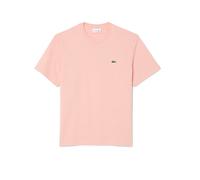 Lacoste- Basic Logo Crewneck Tee- Tops- Hombre- Rosa- S- Basic Logo Crewneck Tee