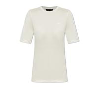 Lacoste - Camiseta Runway de piqué de seda - Tops - Mujer - Beige - M -