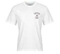 Lacoste Camiseta T-shirt en jersey brodé in Blanco EU XL