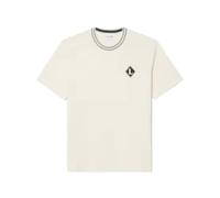 Lacoste- Camiseta- Tops- Hombre- Beige- S- Camiseta