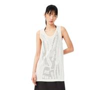 Lacoste- Canottiera in Maglia- Tops- Mujer- Blanco- S- Canottiera in Maglia