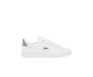 Lacoste - Carnaby Set Tenis para: Mujer Color: Blanco/Oro Talla: 41