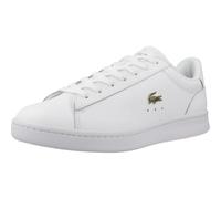 Lacoste Carnaby - Tenis para Mujer, Blanco/Dorado, 41 EU
